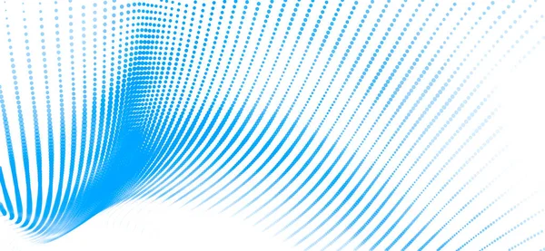 Abstract Digital Wave Particles Futuristic Point Wave Technology Background Vector — Vettoriale Stock