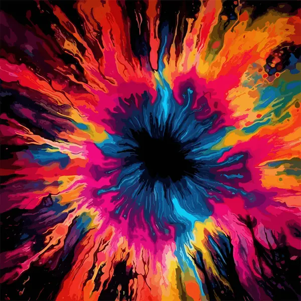 Бесшовный Абстрактный Красочный Хиппи Фон Цветная Фотография Лето Минималистический Геометрический — стоковый вектор