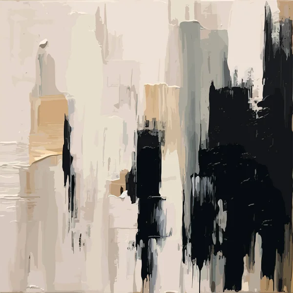Abstrakte Textur Hintergrund Malen Auf Leinwand Moderne Kunst Pinselstriche Von — Stockvektor