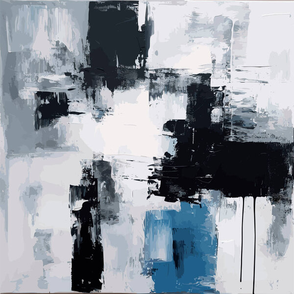 Abstract oil texture background. Paint on canvas. Modern Art. Brushstrokes of paint. Color texture. Mixed light abstract texture. Vector illustration