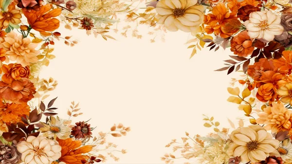 Nahtloses Muster Mit Vielen Abstrakten Blumen Schöne Blume Thema Hintergrund — Stockfoto