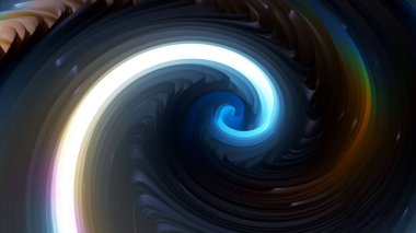Soyut karanlık yaratıcı arka plan. Siyah ipek dalgalı arka plan. Soyut gürültü koyu arkaplan. Soyut spiral. İpek hipnotik dairesel girdap. Parlak girdap. 3B görüntüleme