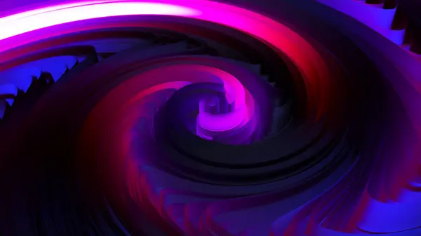 Abstract dark creative background. Smooth silk wavy background in black. Abstract noise dark background. Abstract spiral. Silk hypnotic circular vortex. Glowing whirlpool. 3D rendering