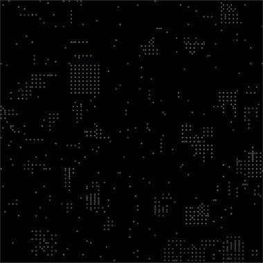 Soyut fütüristik arka plan, noktalar. Teknoloji geçmişi. Dijital geometrik arkaplan. Soyut elektronik devre kartı. 3B vektör illüstrasyonu.