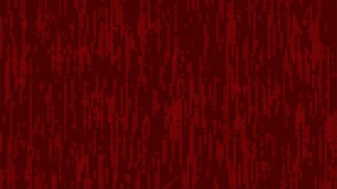 Soyut bordo mozaik arka plan. Soyut renkli LED kareler arka plan. Teknoloji dijital kare bordo renk arkaplanı. Koyu piksel ızgara arka planı. Vektör illüstrasyonu