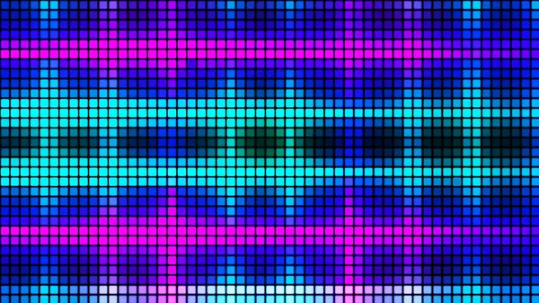 Πολύχρωμο Ψηφιδωτό Φόντο Αφηρημένα Χρωματιστά Led Τετράγωνα Τεχνολογία Ψηφιακό Τετράγωνο — Διανυσματικό Αρχείο