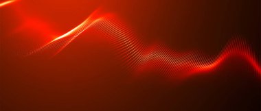 Soyut dijital parçacık dalgası. Teknoloji geçmişi. Gelecekçi nokta dalgası. Ağ bağlantısı yapısı. Sunum tasarım arka planı. Teknoloji ya da bilim afişi. 3d vektör illüstrasyonu.