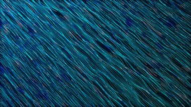 Noktalı fütüristik dalga. Büyük veri konsepti. Soyut dijital kombinasyon noktaları. Ağ bağlantısı yapısı. Vektör illüstrasyonu.