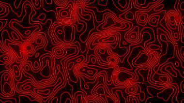 Şekillendirilmiş topoğrafik harita hatlar ve hatlarda yükseklik çizgisi. Koşullu coğrafi şema kavramı ve arazinin yörüngesi. Büyük boy olsun. Vektör illüstrasyonu