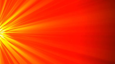 Sarı turuncu sıcak ışık efekti, güneş ışınları, arka planda izole edilmiş altın ışınlar. Sahnedeki turuncu spot ışıkları, harmanlama modu için ışık arka planında izole edilmiş. Vektör illüstrasyonu.