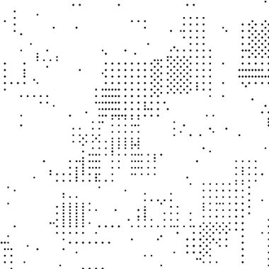 Siyah beyaz soyut dijital kalıplar. Teknolojik ikili arkaplan. Soyut elektronik devre kartı. Dijital geometrik arkaplan. Tekno noktalar vektör soyutlaması