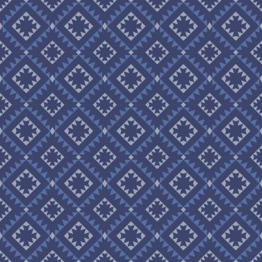 Geometrik etnik kalıp kare üçgen köşegen süsleme tasarımı giysi kumaşı baskı, el işi, nakış, halı, perde, batik, duvar kağıdı ambalajı, vektörsüz