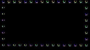 Canlandırılmış yatay romantik pikseller