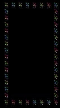 Animasyon dikey romantik pikseller