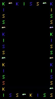 Animasyon dikey romantik pikseller