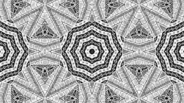 Siyah ve beyaz çiçek Dürbünü desen