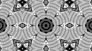 Siyah ve beyaz çiçek Dürbünü desen