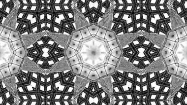 Siyah ve beyaz çiçek Dürbünü desen