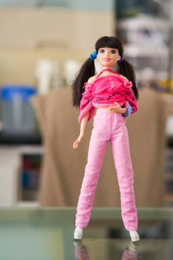 Bangkok, Tayland, 2 Kasım 2021-Barbie oyuncak bebek.