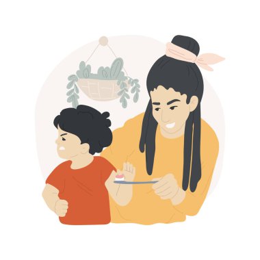 İzole edilmiş çizgi film çizimleri yapmayı reddediyor. Yaramaz çocuk dişlerini fırçalamayı reddediyor, ağız hijyeni eksikliği, hastalık önleme, çocuk sabah rutin çizgi filmi.