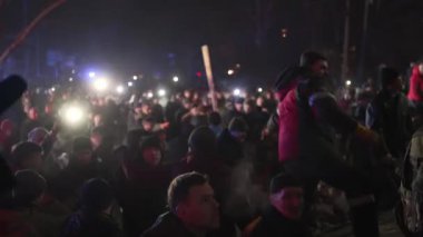 12-storey residential building was destroyed by massive Russian missile attack, work of rescuers and volunteers to clear rubble and search for wounded, Dnipro, Ukraine - 14 Jan 2023. by the evening of