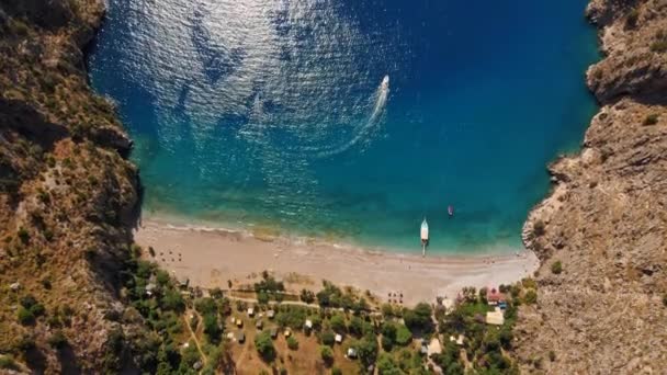 Butterfly Valley High View Canyon Fethiye Turquie Concept Voyage Nature — Video