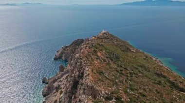Şimdiki Aydın 'da yer alan antik Knidos kentinin hava manzarası