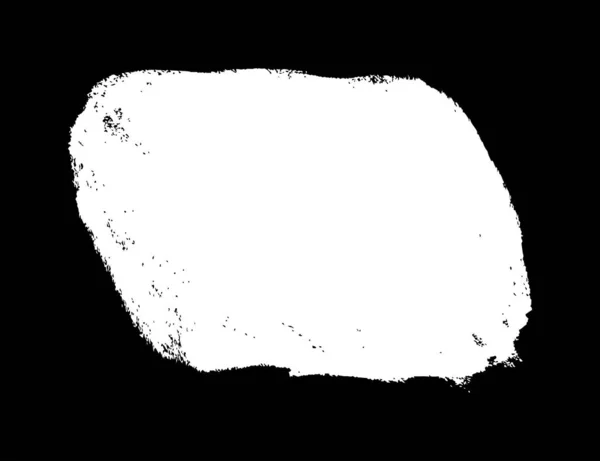 Witte Grunge Kromme Vierhoek Handgetekende Achtergrond Grunge Vierkante Vorm Vector — Stockvector