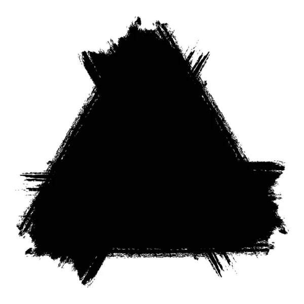 Scribble Tache Cadre Triangle Grunge Dessiné Main Bannière Vente Fond — Image vectorielle