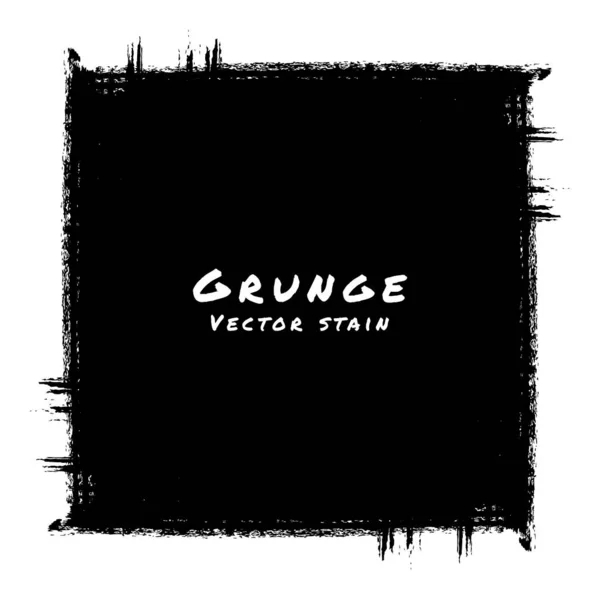 Čmáranice Grunge Square Frame Ruku Nataženou Kartáči Banner Prodej Pozadí — Stockový vektor