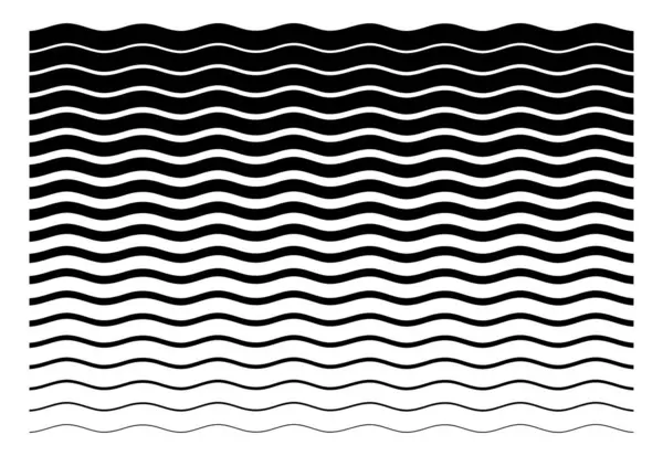 Linie Wellenförmigen Muster Hintergrund Halbtongradienten Der Wellenlinie Vektorillustration lizenzfreie Stockvektoren