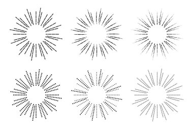 Güneş patlaması Simgesi Ayarları. Güneş Işıkları Amblemi. Çember Çerçeve. Çizgi ve Nokta Işıkları. Güneş Patlaması YarıTonlama. Yıldız patlaması simgesi. Vektör Logosu