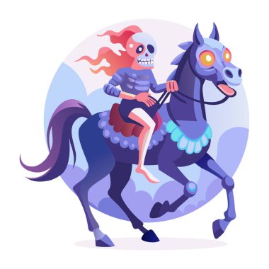 Ürkütücü sürücünün düz bir çizimi