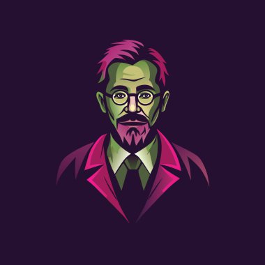 Düz stil vücut geliştirici simgesi