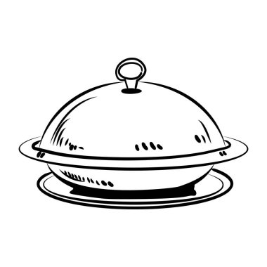 Yarım yamalak biçiminde Cloche simgesi 