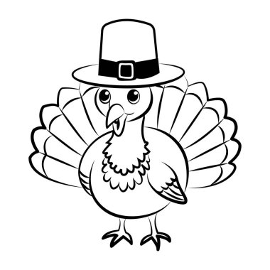 Şükran Günü hindisinin kusurlu bir simgesi. 