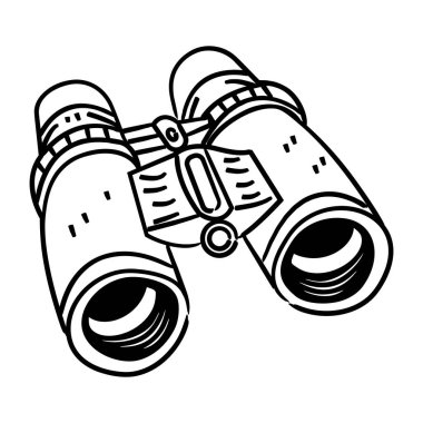 Dürbünün el çizimi simgesi 