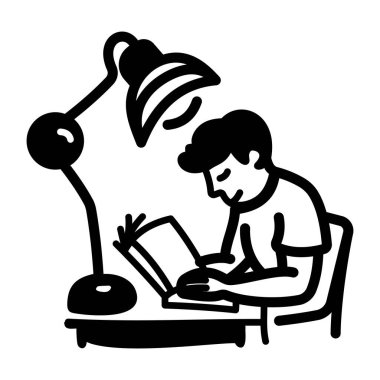 El çizimi biçiminde lamba simgesini çalış 