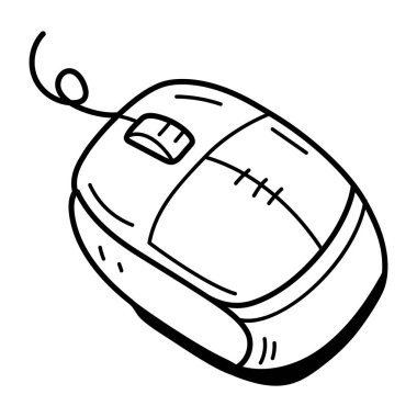 Karalama biçiminde fare simgesi 