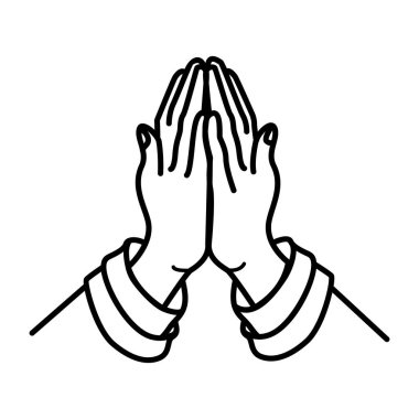 Dua eden eller karalama stilinde simge