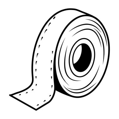 Elle çizilmiş spor kaset simgesi