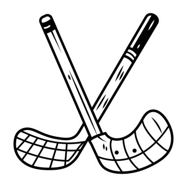 Döşeme çubuklarından bir el çizimi simgesi