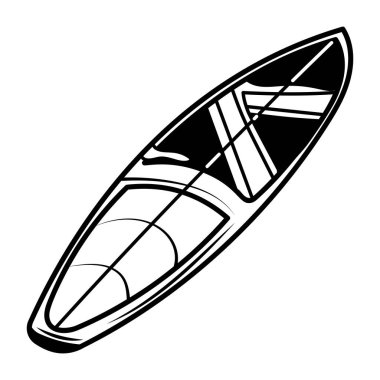 El çizimi biçiminde sörf tahtası simgesi