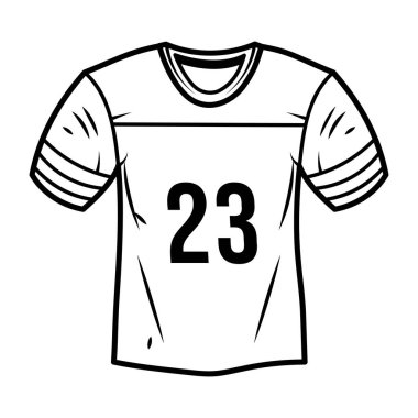 Elle çizilmiş spor forması simgesi