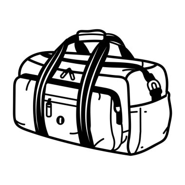Spor çantasının kabataslak bir simgesi