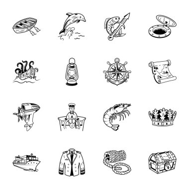 El Çekimi Donanma Simgeleri Koleksiyonu