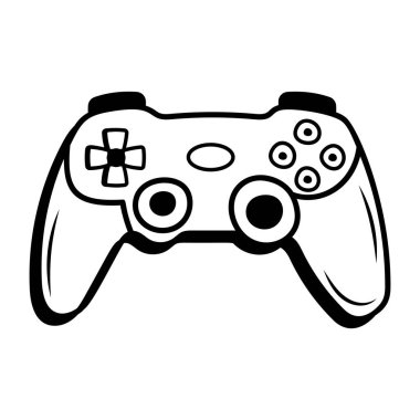 Bir oyun alanının eskiz vektör simgesi