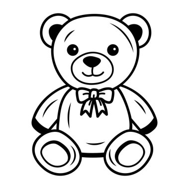 Tatlı doldurulmuş bir ayıyı tasvir eden Doodle simgesi