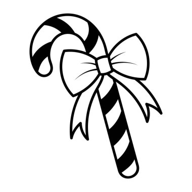 Şekerleme çubuğunun kabataslak bir simgesi.