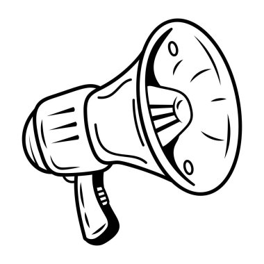 Çizim tarzında hoparlör simgesi